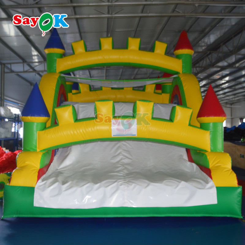 वाणिज्यिक आउटडोर inflatable सूखी स्लाइड inflatable पानी स्लाइड वयस्कों के लिए inflatable स्लाइड उछाल घर कूद महल