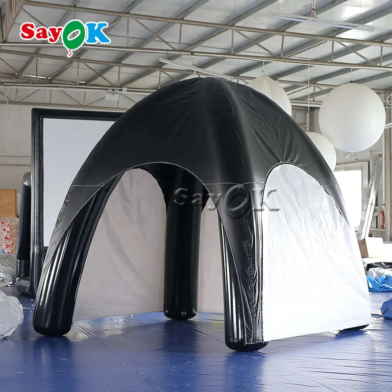 विशाल inflatable गजबो विशाल स्पाइडर inflatable तम्बू आर्क प्रचार थोक के लिए inflatable स्पाइडर तम्बू
