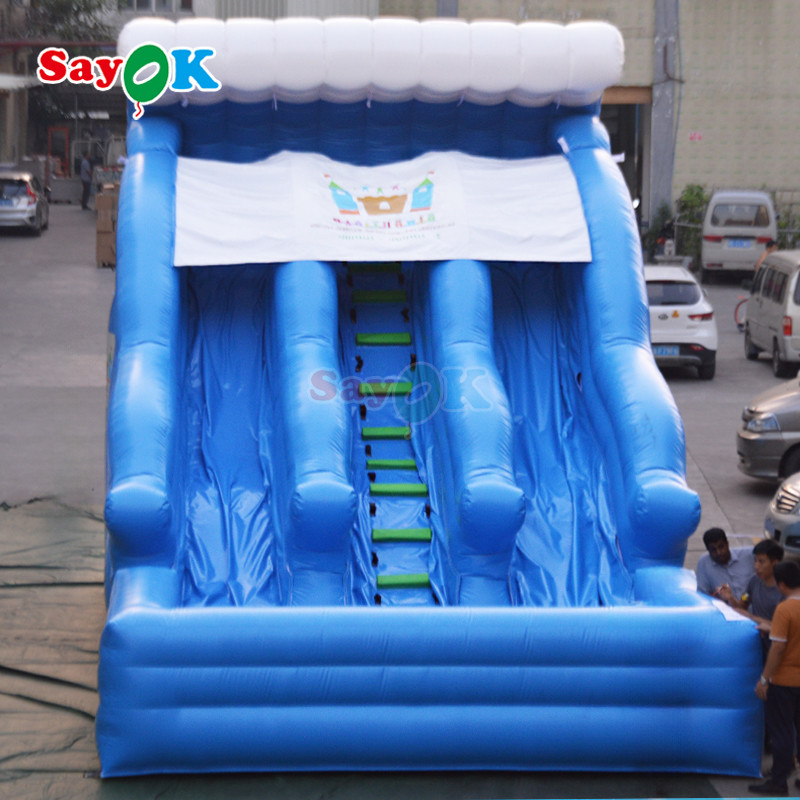 विशाल inflatable पानी स्लाइड वयस्क के लिए inflatable पानी स्लाइड स्लाइड के साथ inflatable पूल