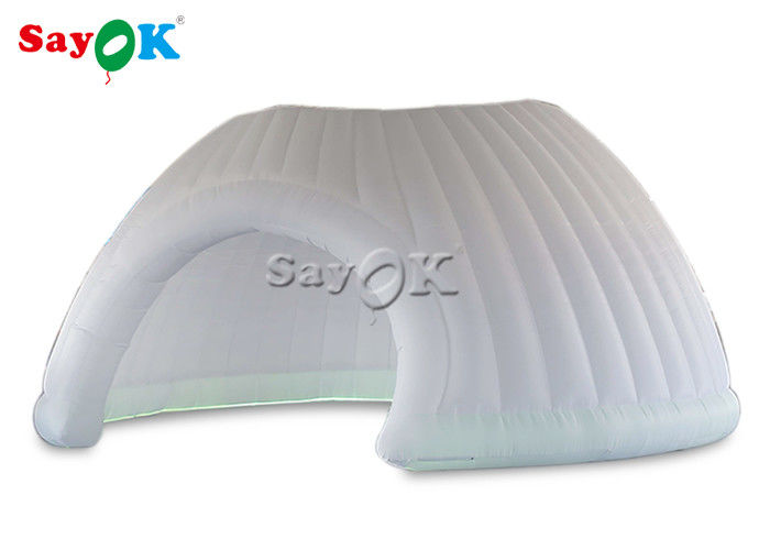 कस्टम inflatable तम्बू कॉर्पोरेट घटनाक्रम समाप्त 6m एलईडी inflatable गुंबद तम्बू