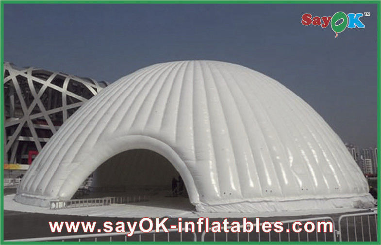 वाणिज्यिक सफेद पोर्टेबल एलईडी डिस्को लाइटिंग inflatable इग्लू टेंट मोबाइल नाइट क्लब टेंट inflatable नाइट क्लब