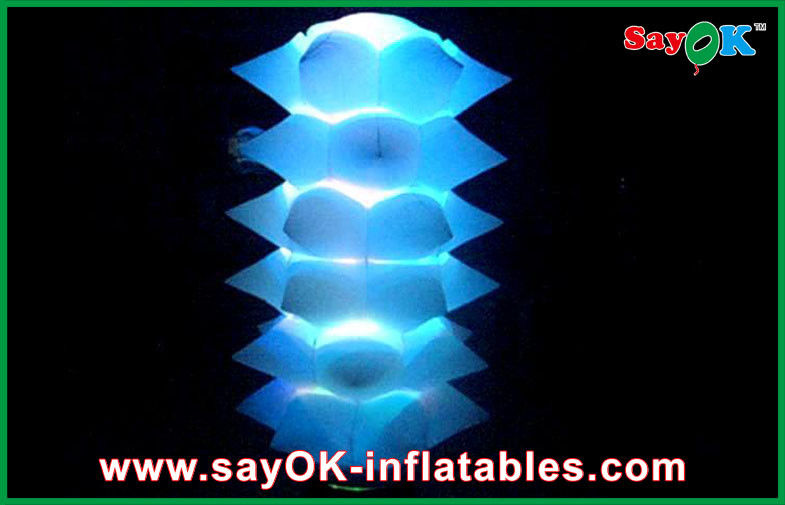 बिक्री के लिए एलईडी Inflatable प्रकाश सजावट एलईडी Inflatable टॉवर के साथ क्रिसमस ट्री