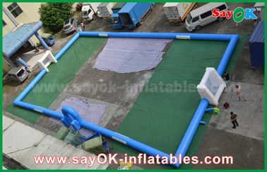 बाहर के लिए वयस्क पीवीसी Tarpaulin बच्चों Inflatable सॉकर / फुटबॉल फील्ड कोर्ट