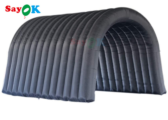 गतिविधि प्रदर्शनियों के लिए बहुक्रियाशील ग्रोन ब्लैक inflatable सुरंग तम्बू