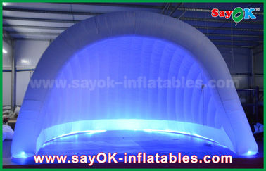 आउटडोर inflatable तम्बू 210D ऑक्सफोर्ड एलईडी inflatable हवा तम्बू गुंबद inflatable इग्लू तम्बू पार्टी के लिए जलरोधक