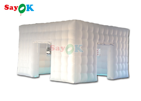 पीवीसी स्वचालित inflatable लॉन टेंट नाइट क्लब inflatable घन पार्टी टेंट
