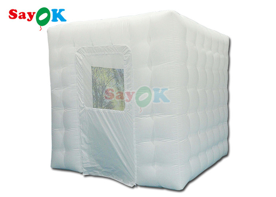 एलईडी लाइट Inflatable Marquee Tent बच्चे Inflatable Cube Party Nightclub Tent छोटा तम्बू