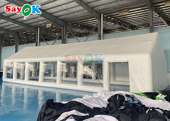अनुकूलित बड़े पारदर्शी inflatable कवर तम्बू inflatable स्विमिंग पूल पार्टी और घटना