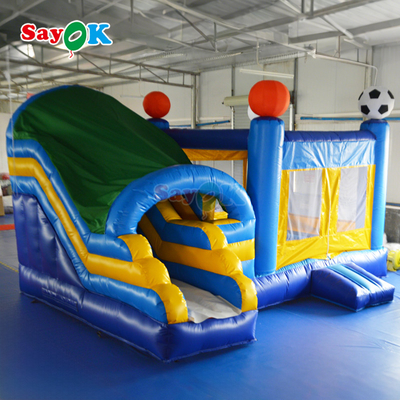 स्लाइड के साथ वाणिज्यिक ग्रेड inflatable बाउंस हाउस बाउंस हाउस पार्क खिलौना के लिए बाउंस महल
