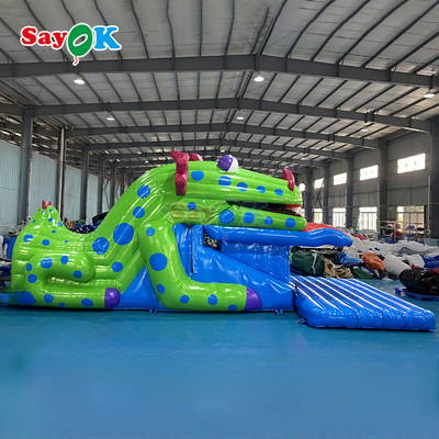 उच्च गुणवत्ता वाले पीवीसी अनुकूलित बड़े आउटडोर कूद महल मज़ा शहर inflatable पार्क खिलौना स्लाइड उछाल घर