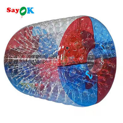 आउटडोर वाटर स्पोर्ट्स के लिए inflatable Running Bubble Zorb Roller Ball PVC Transparent Water Roller Ball