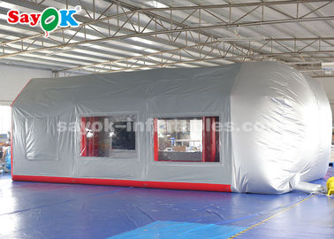कार रखरखाव के लिए स्पंज फिल्टर के साथ inflatable कार टेंट मोबाइल inflatable पेंट स्प्रे बूथ