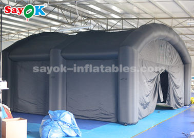 कस्टम inflatable तम्बू काले ऑक्सफोर्ड कपड़े inflatable हवा तम्बू प्रचार के लिए विज्ञापन