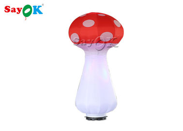 घटना / पार्टी सजावट के लिए कस्टम एलईडी Inflatable मशरूम मॉडल