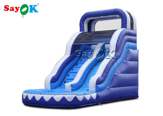 बच्चों के लिए inflatable स्लाइड मनोरंजन पार्क ऑक्सफोर्ड कपड़े वयस्क inflatable पानी स्लाइड पार्क