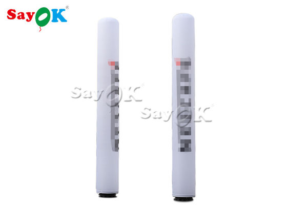 घटनाओं / मंच सजावट के लिए 0.63x5mH Inflatable एलईडी लाइट कॉलम