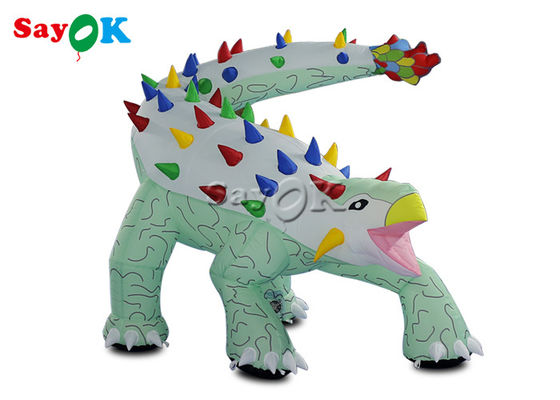 विज्ञापन के लिए inflatable क्रिसमस डायनासोर 1.8x1.2mH inflatable Ankylosaurus कार्टून मॉडल