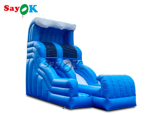 बाथरूम स्लाइड आउटडोर पीवीसी टारपॉलिन inflatable inflatable पानी स्लाइड बच्चों के लिए