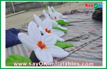 फूल Inflatable प्रकाश सजावट / inflatable एलईडी सजावट