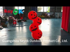 4.9ft कद्दू आकार एलईडी inflatable ब्लो अप मॉडल inflatable कद्दू हेलोवीन सजावट
