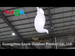 5 FT ऊंचाई हेलोवीन inflatables प्यारा आउटडोर लटकती भूत सजावट