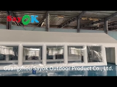 ब्लोअर के साथ inflatable TPU निजी स्विमिंग पूल तम्बू inflatable वर्ग कवर तम्बू