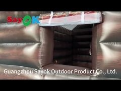 विशाल लाइट्स inflatable क्रिसमस हाउस inflatable सांता हाउस बिक्री के लिए