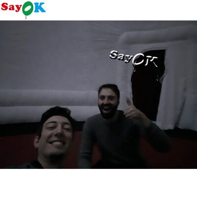 पोर्टेबल इन्फ्लेटेबल सिनेमा प्लैनेटेरियम प्रोजेक्शन एयर डोम टेंट