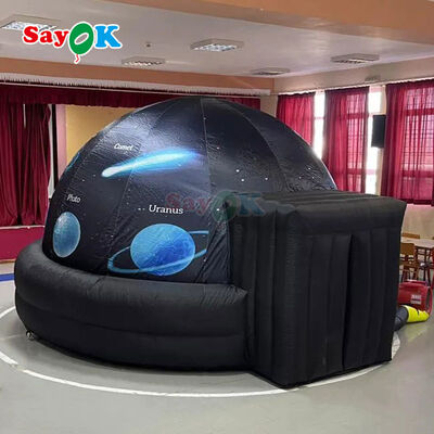 स्कूल के लिए पोर्टेबल inflatable Planetarium Dome Flame-retardant Projection Tent