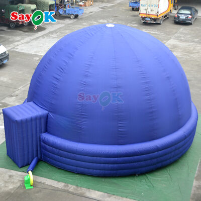 पोर्टेबल inflatable Planetarium Dome पूरी तरह से blackout प्रोजेक्शन टेंट स्कूल के लिए 7m Dia