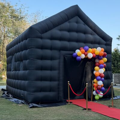 वाटरप्रूफ ऑक्सफोर्ड क्लॉथ, कस्टमाइज़ेबल LED लाइटिंग और आउटडोर इवेंट्स के लिए त्वरित सेटअप के साथ पोर्टेबल इन्फ्लेटेबल नाइटक्लब टेंट