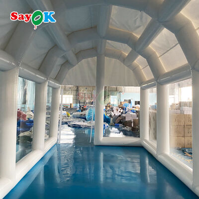 आउटडोर आयोजनों के लिए जलरोधक वायुरोधी लौ प्रतिरोधी पीवीसी inflatable पूल टेंट