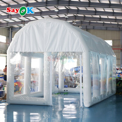 आउटडोर आयोजनों के लिए जलरोधक वायुरोधी लौ प्रतिरोधी पीवीसी inflatable पूल टेंट