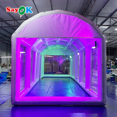 आउटडोर आयोजनों के लिए जलरोधक वायुरोधी लौ प्रतिरोधी पीवीसी inflatable पूल टेंट