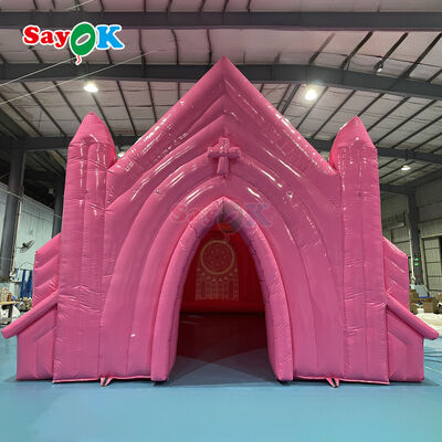 आउटडोर शादियों के लिए अनुकूलन योग्य आकार के साथ पोर्टेबल लौ-प्रतिरोधी inflatable चर्च तम्बू