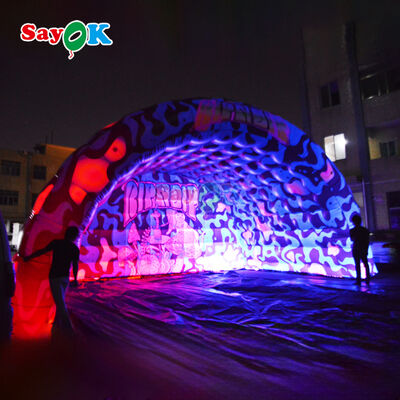 कस्टम प्रिंटिंग और एलईडी के साथ पोर्टेबल वाटरप्रूफ inflatable स्टेज कवर