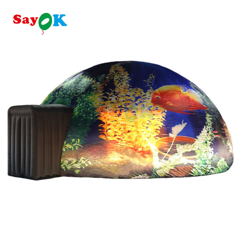 स्कूल के लिए पोर्टेबल inflatable Planetarium Dome Blackout Professional Projection Tent