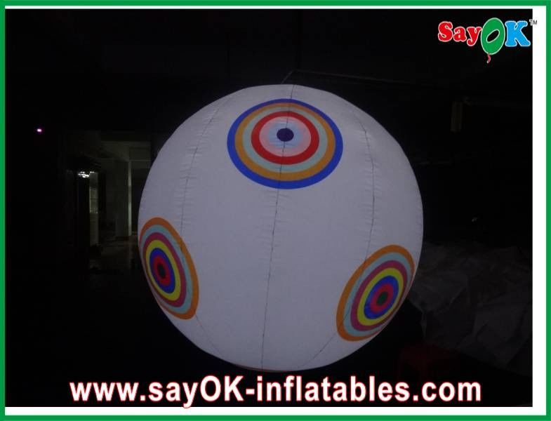 वेडिंग समारोह / स्टेज सजावट के लिए लोगो प्रिंटिंग Inflatable प्रकाश हैंगिंग बॉल