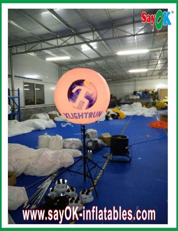 स्टैंड के साथ आरजीबी रोशनी Inflatable प्रकाश सजावट 190T नायलॉन कपड़ा एसजीएस आरओएचएस
